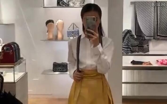 穿马面裙进迪奥