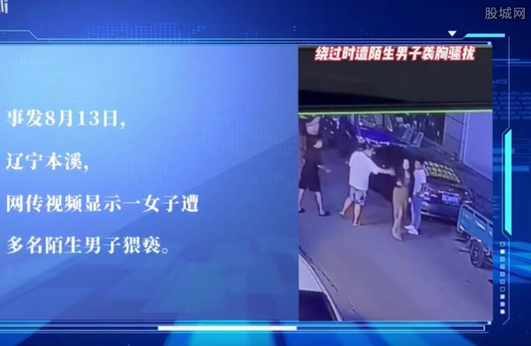 女子遭陌生男袭胸